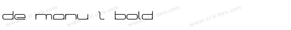 de Manu 2 Bold字体转换